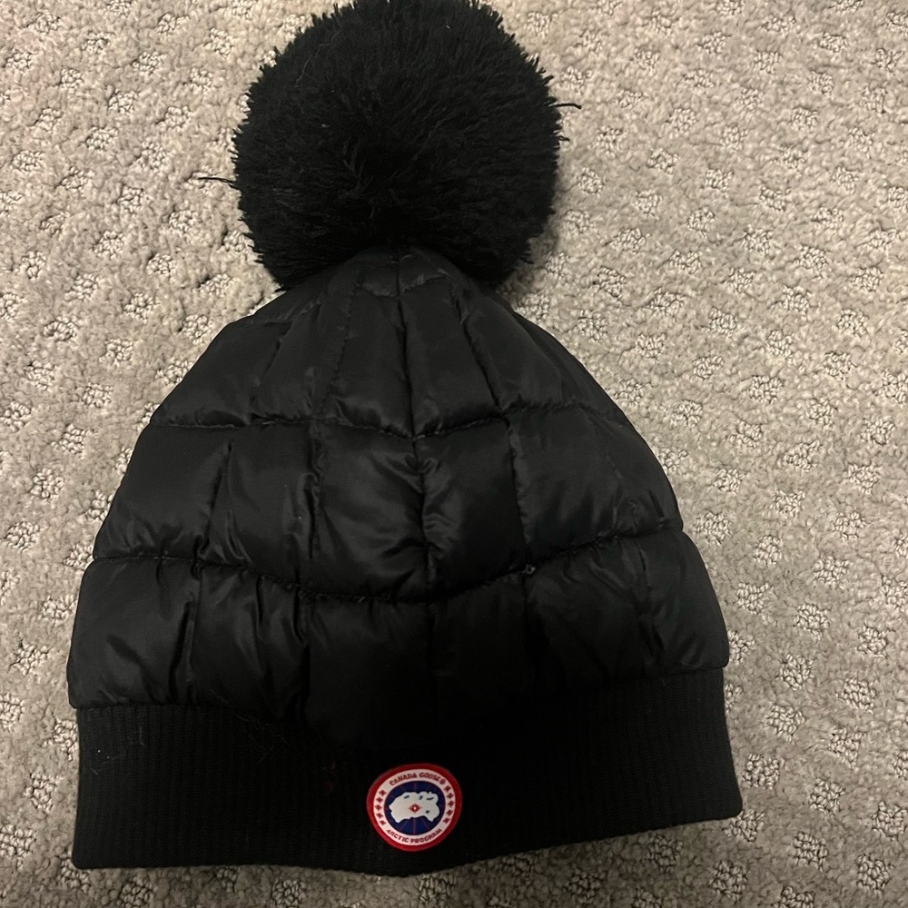 Canada Goose Nylon Puffer Beanie Hat